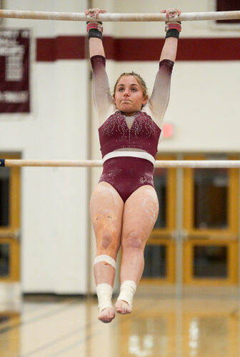 Lady Lions gymnastics team edges Waynesboro